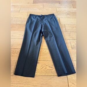 Ermenegildo Zegna Classic Wool Gray Dress Pants‎ Hemmed
